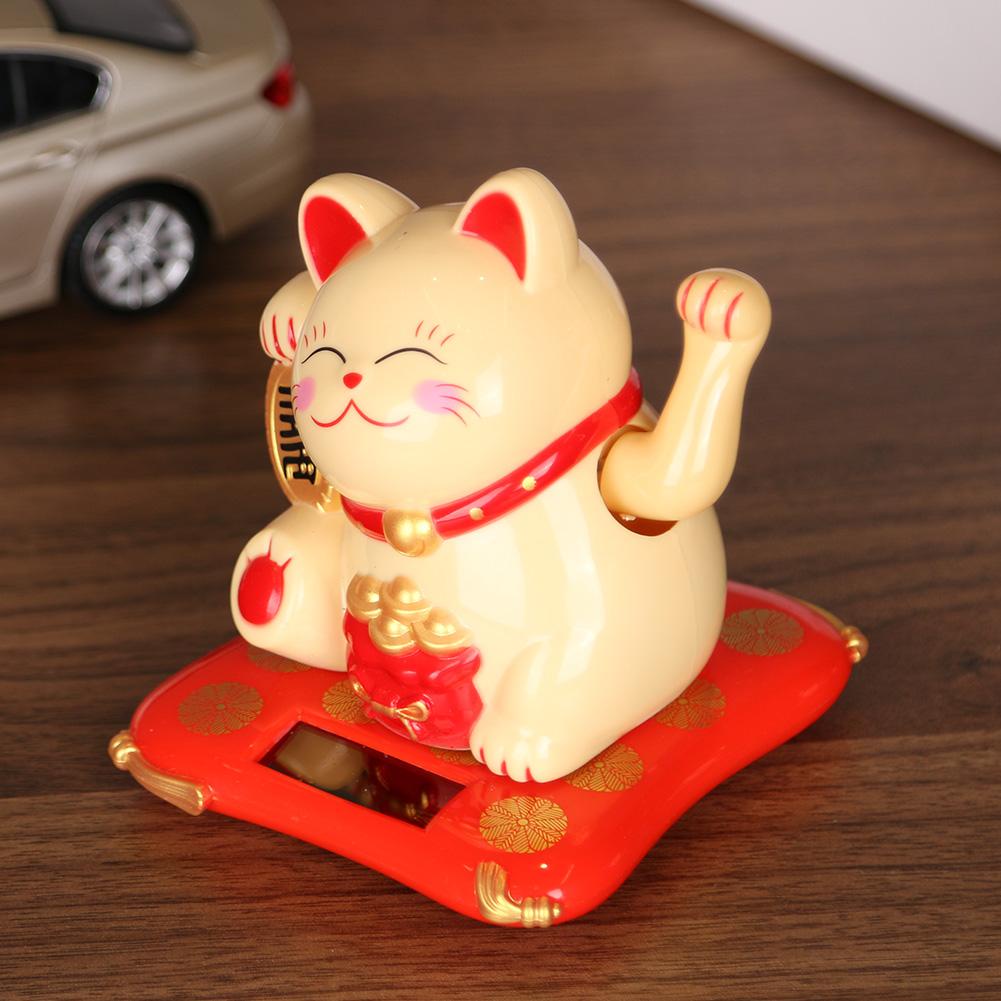 ★SOLAR★Lucky Fortune Cat Ornament Pajangan Hiasan Kucing Rejeki Lucky Cat Rejeki Kucing