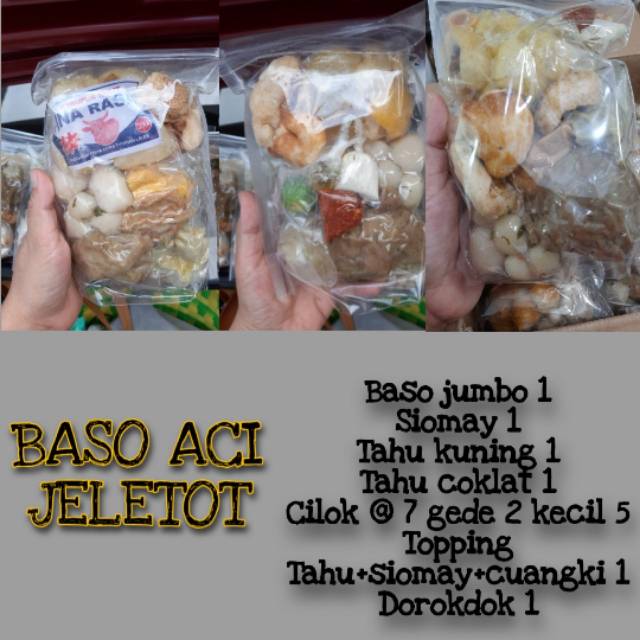 

Baso aci jeletot (isi Cabe)