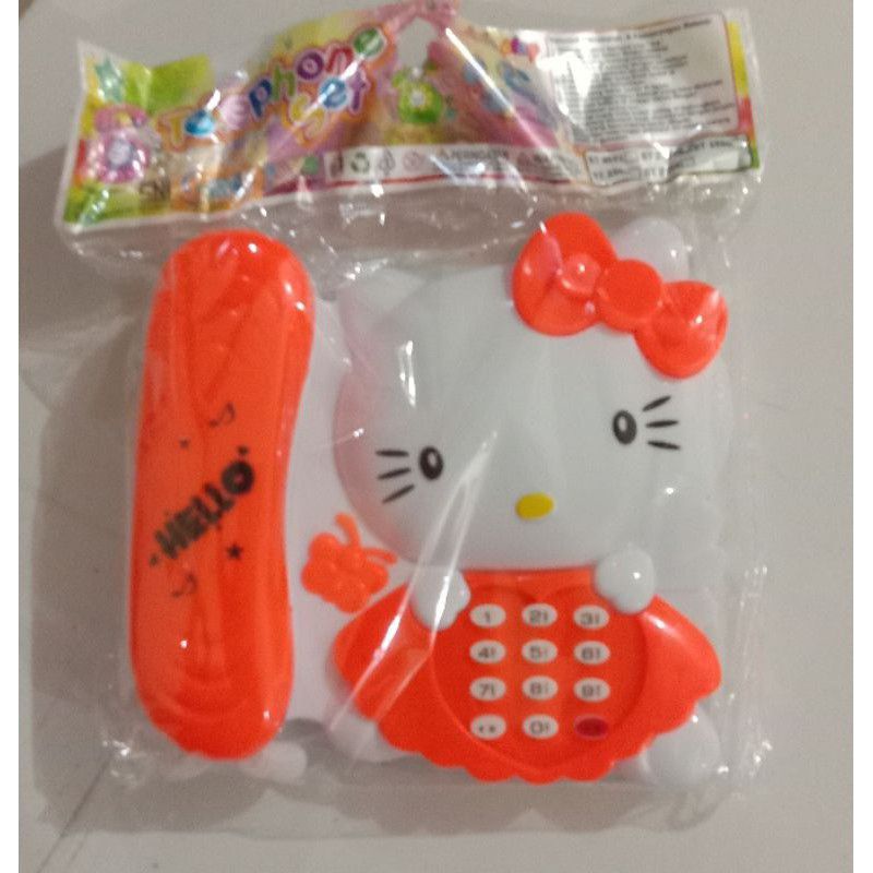 Mainan anak telepon / telephone set hello Kitty ST2553