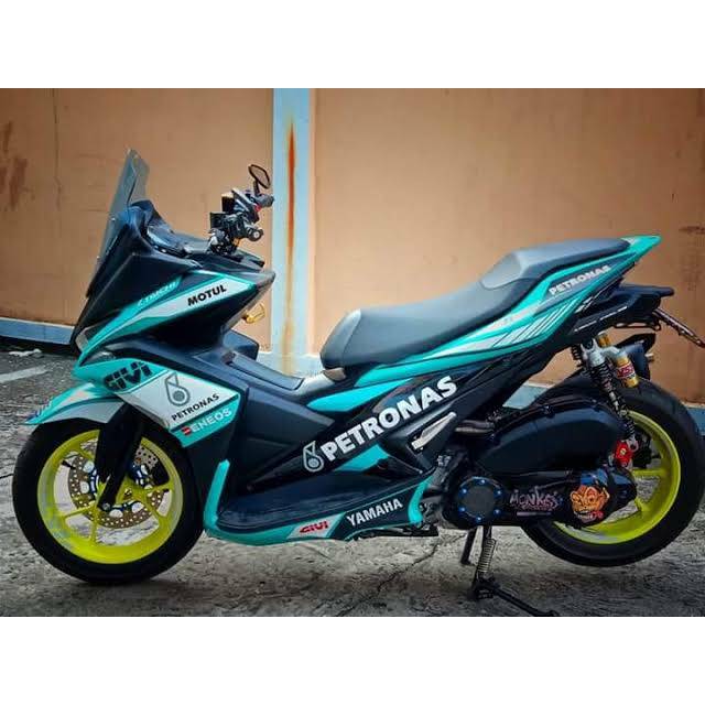 Stiker aerox Petronas custom full / decal custom Yamaha aerox thailand
