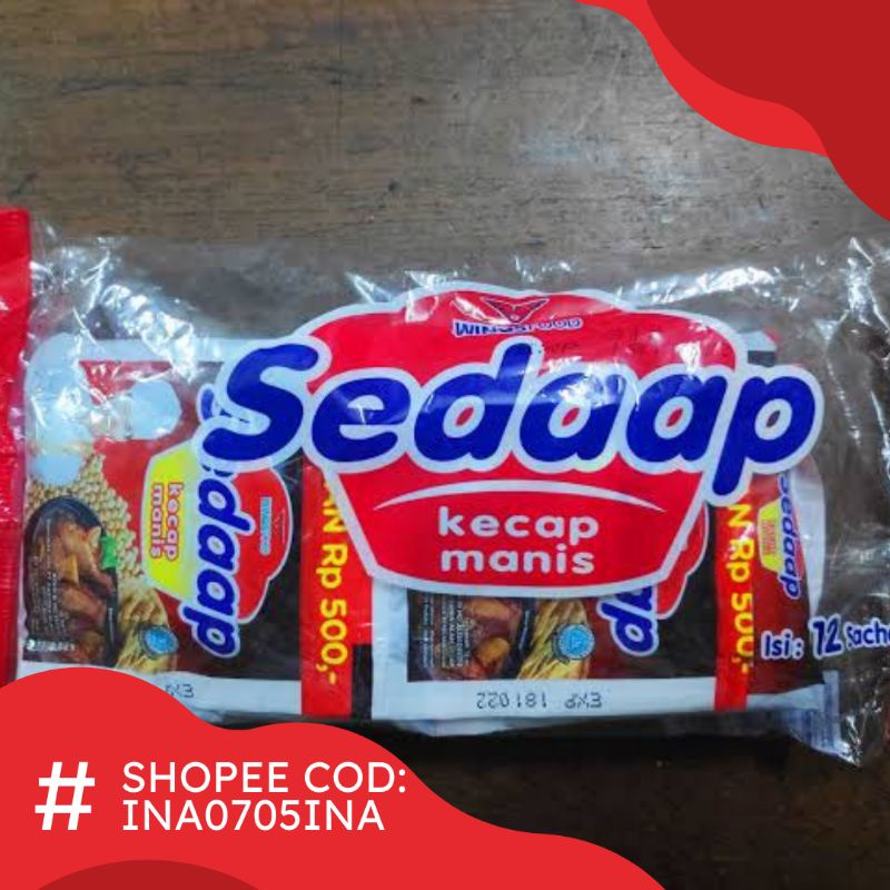 Kecap Sedap 12 Sachet / Kecap Sedaap Rentengan