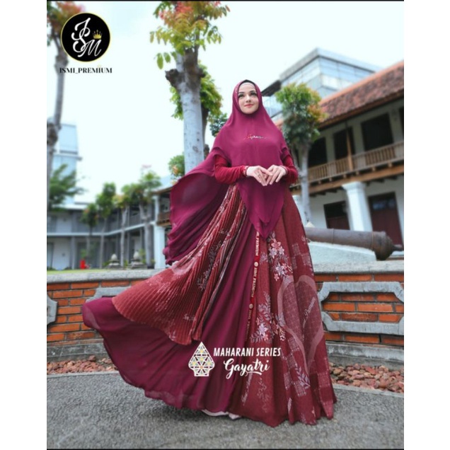 GAYATRI PREMIUM SYARI GAMIS PRINTING OROGINAL BY ISMI PEREMIUM