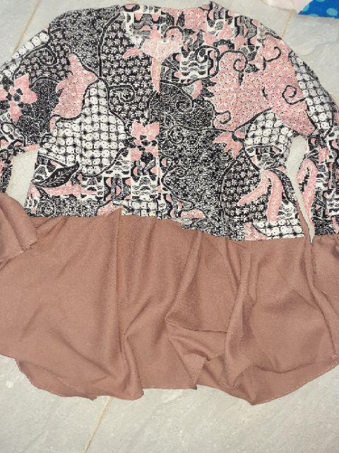 Baju Batik Wanita Modern Monalisa Genes M,l,xl Asli Pekalongan