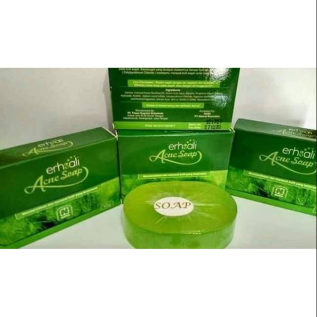 Erhsali Acne Soap Nasa, Sabun wajah untuk masalah jerawat dan bruntusan
