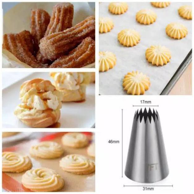 PERALATAN BAKING SPUIT KUE 7FT SPUIT KUE SAGU KEJU SPUIT KUE SEMPRIT ECLAIR SUS CHURROS PERLENGKAPAN