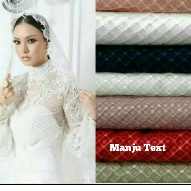 Kain tile kotak / bahan Tulle kotak /cocok untuk dress gaun seragaman gamis dll TERMURAH