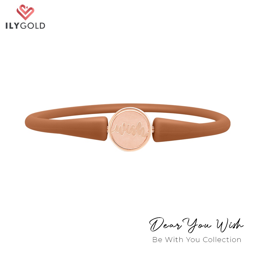 Single Dear You Wish Bangle ILY GOLD Be With You Collection