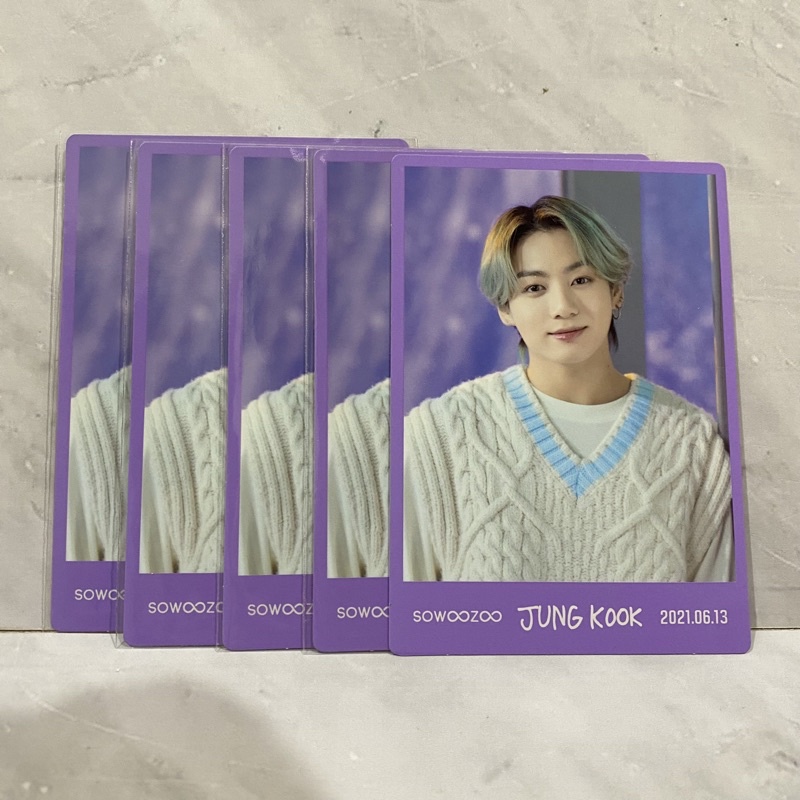 SALE official BTS JK Jungkook sowoozoo message mpc m pc mini photocard magic shop muster wings tear 