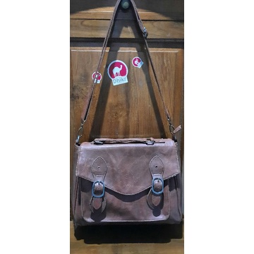sling bag coklat  brand axes femme (monza bag)