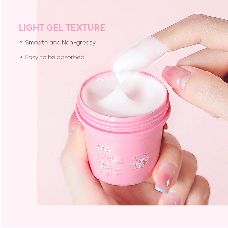 Fenyi Cherry Blossom Glowing Serum Mengurangi Bekas Jerawat Krim Menghilangkan Bintik Set Perawatan Kulit