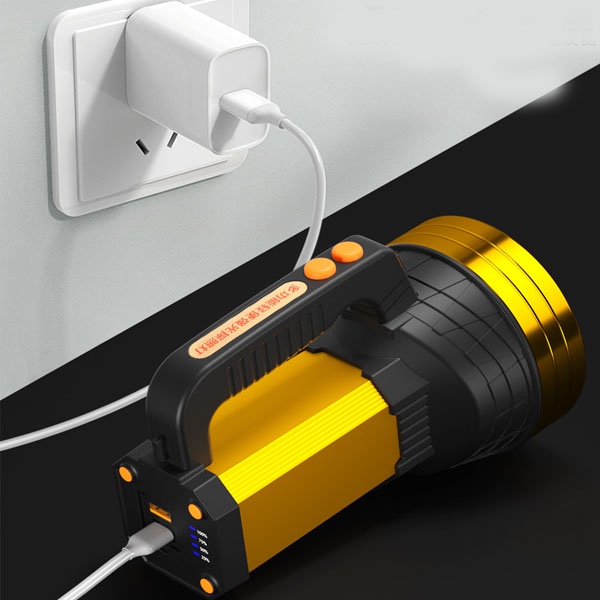 Senter LED Super Terang Senter LED Super Terang Tahan Air IPx4 45  Senter Multifungsi Power Bank  Multifungsi IPX4 Tahan air Power Bank Lampu Senter In Stock
