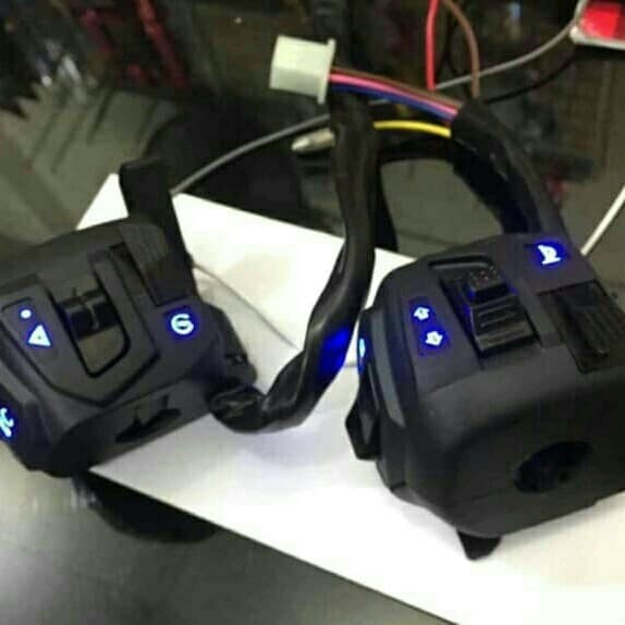 Saklar Switch Nmax Pulsar Lampu LED Nyala Saklar Dim On Off Aksesoris variasi Yamaha Nmax LED