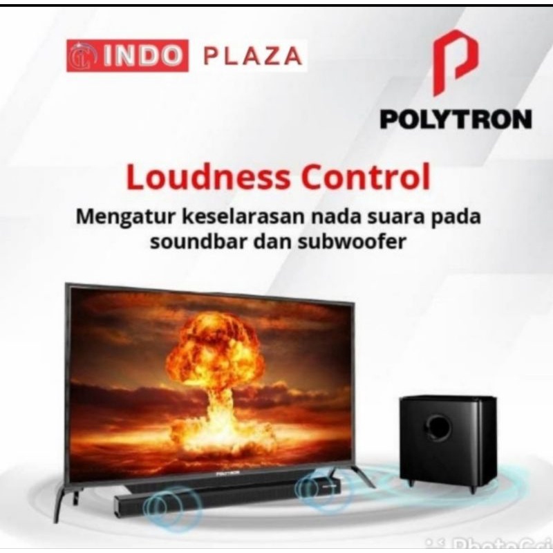 TV POLYTRON 50 Inch CINEMAX SOUNDBAR DIGITAL PLD-50BV8758 ( MEDAN )