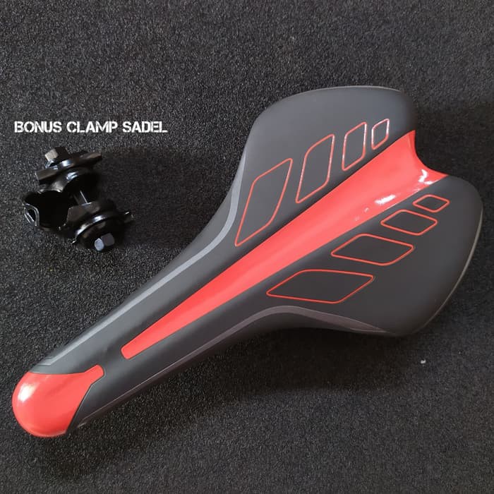 Sadel Sepeda Genio Merah - Sadel Sepeda MTB - Sadel Seli - Fixie
