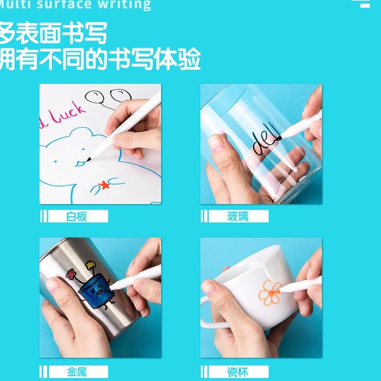 

Serba Murah FP9LJ Deli spidol isi 8/12 warna graffiti untuk papan tulis, hasil gambar mudah dihapus S504 S506 53 Terlaris