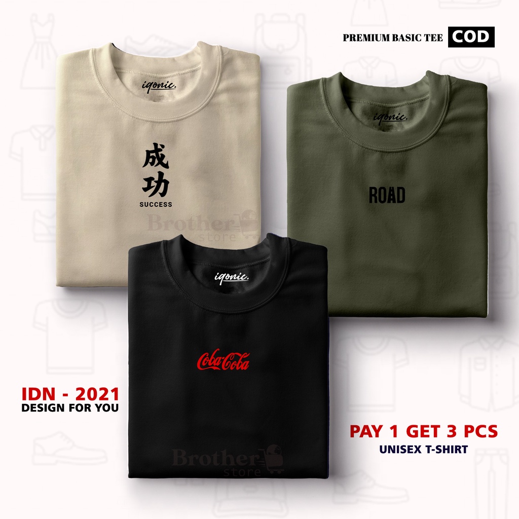 BUY 1 OR 3 PCS ( PROMO COD ) BROTHER STORE / Kaos Distro100% Catoon Combed 30s / ArticelSCR