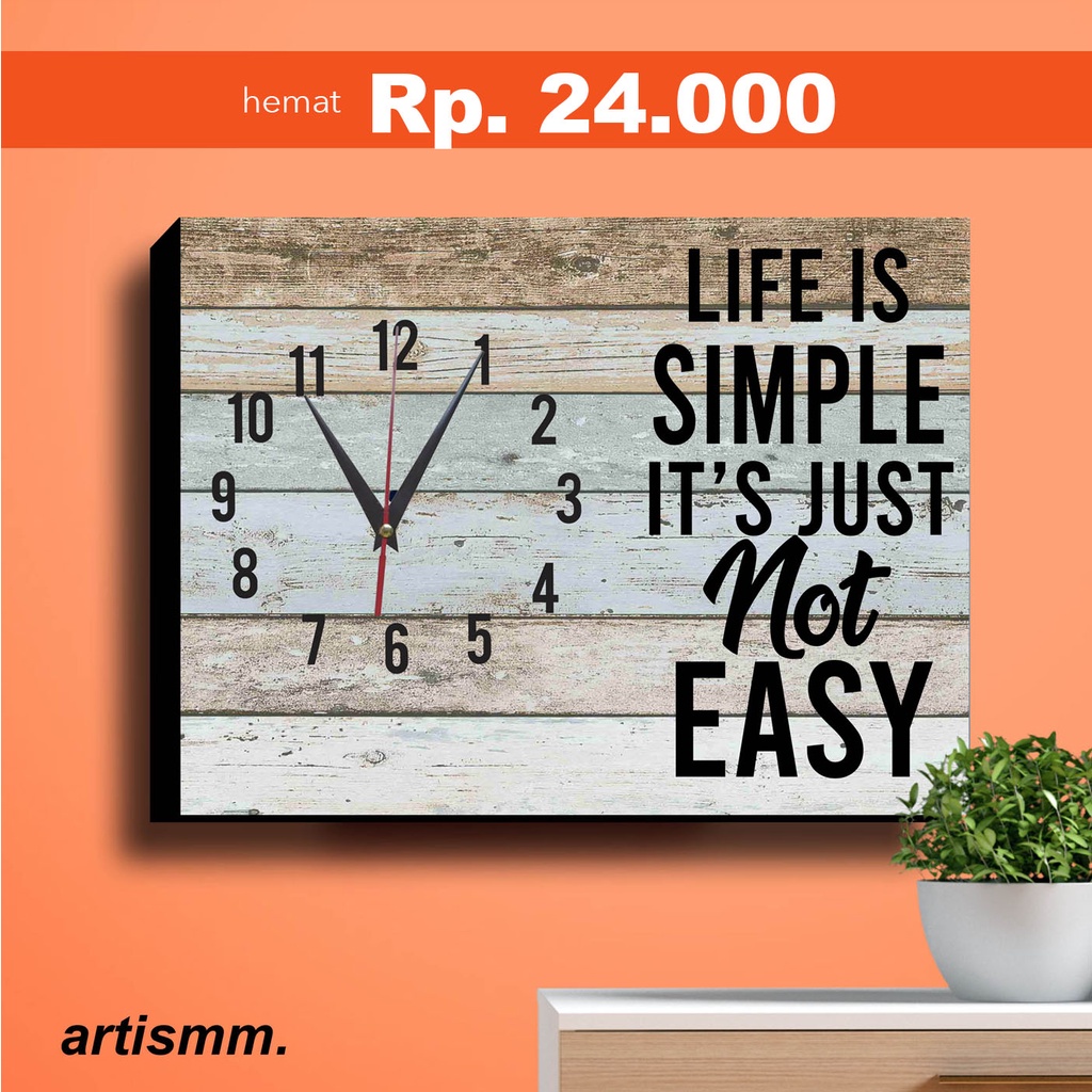 Jual Jam Dinding Estetik - Jam Dinding Unik, Jam Dinding Minimalis, Jam