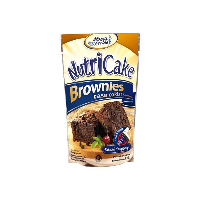 

NUTRICAKE BROWNIES RASA COKLAT 230GR 1PC