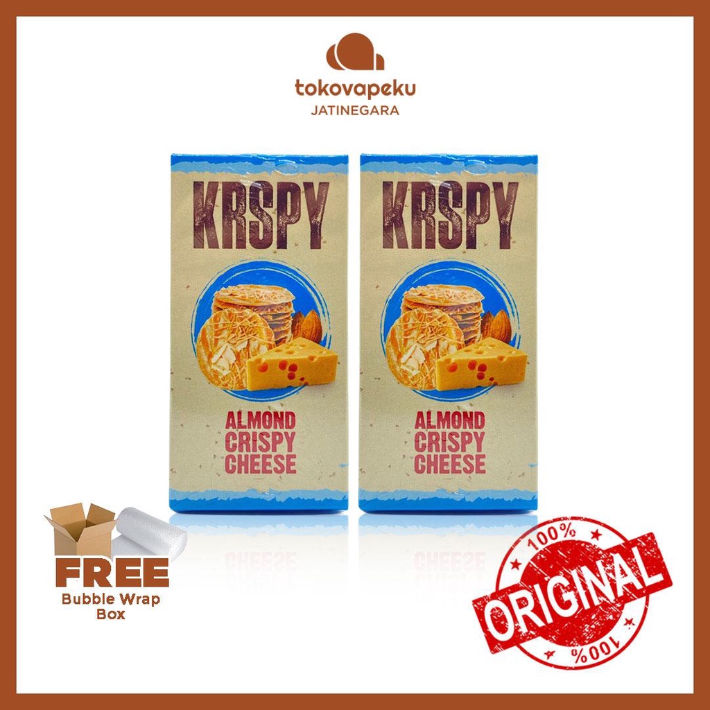 KRSPY ALMOND CRISPY CHEESE KRSPY 60ML ORI by KER PROJECT X 2NEEMA