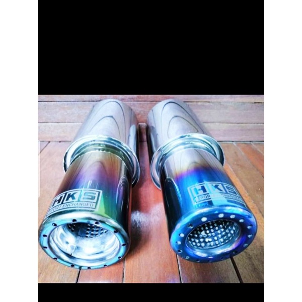 Knalpot mobil racing HKS gronel