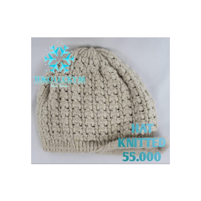 Hat Knitted Topi Rajut Wool Hat Knitted