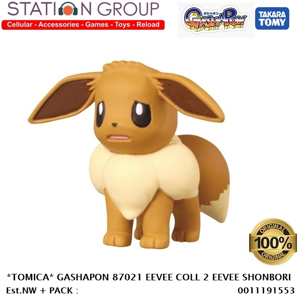 TOMICA GASHAPON 87021 EEVEE COLL 2 EEVEE SHONBORI - ACTION FIGURE