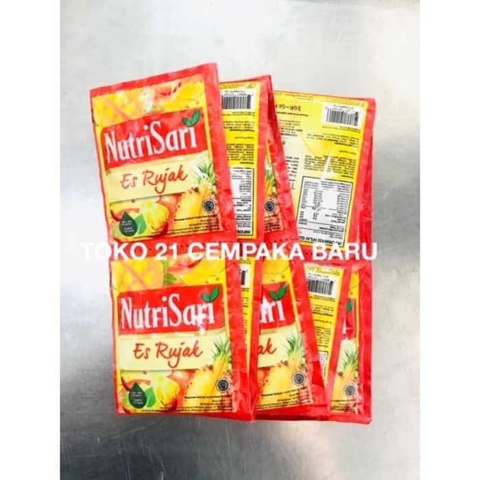 

Nutrisari Rasa ES RUJAK 1 renceng isi 10 sachet |Promo NutriSari Murah