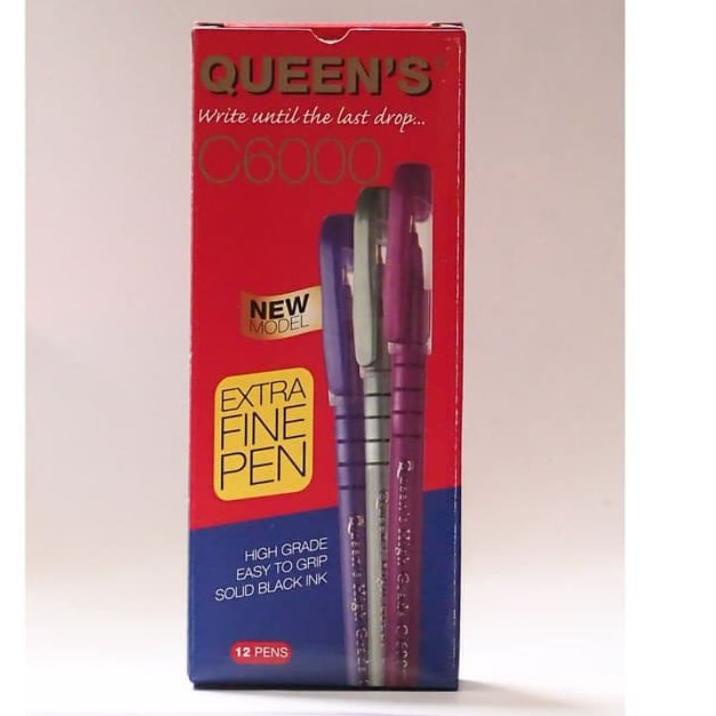 

#DISKON Pulpen Faster Queen's C6000 ( 12 pcs ) Ready Stok