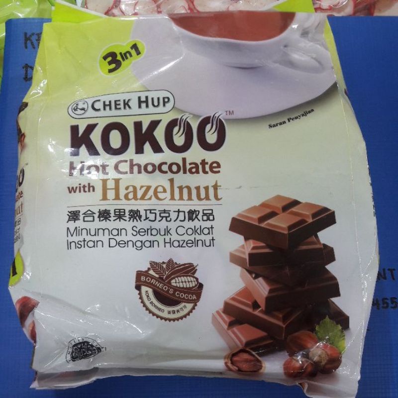 

koko hot chocolate with hazelnut 600 gram (15×40 gram)