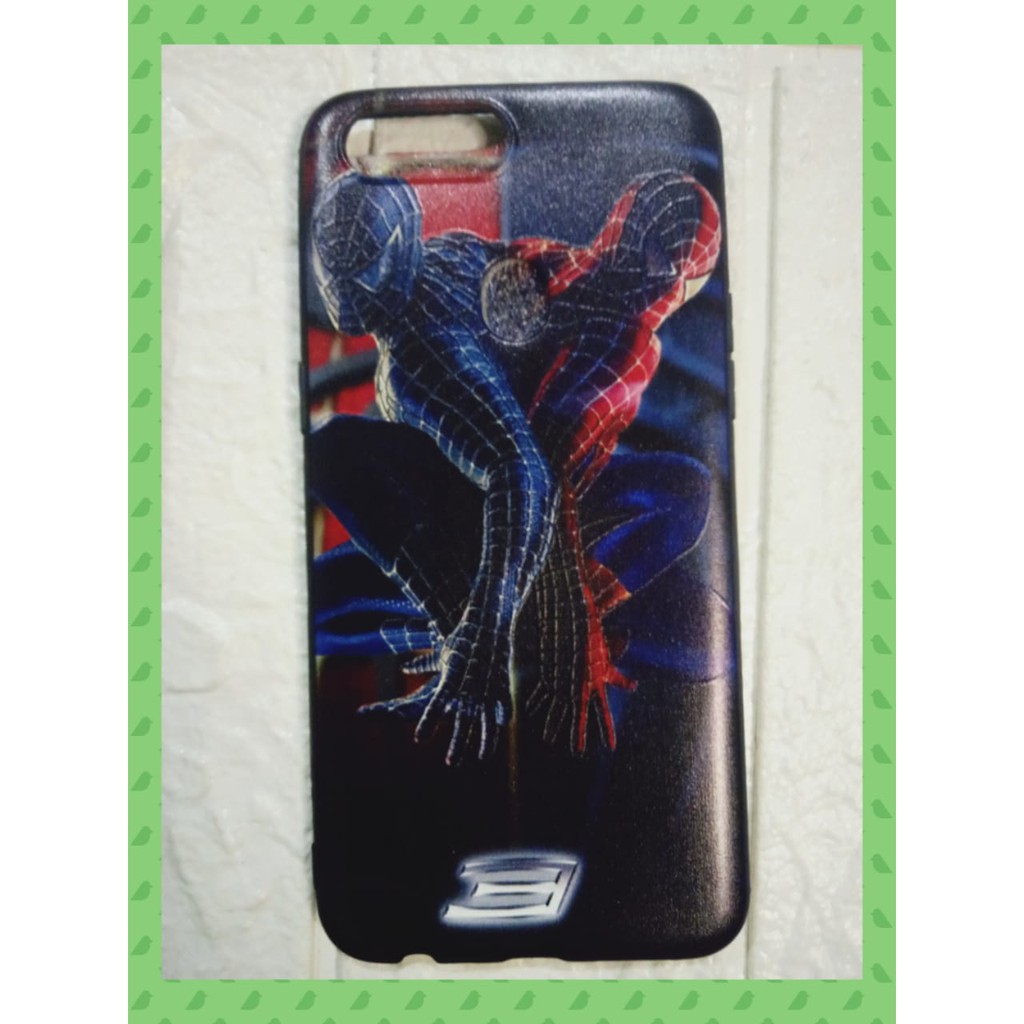 Case OPPO R11 S motif kartun  Robot, Spiderman,  Iron Man, Bola Superbia