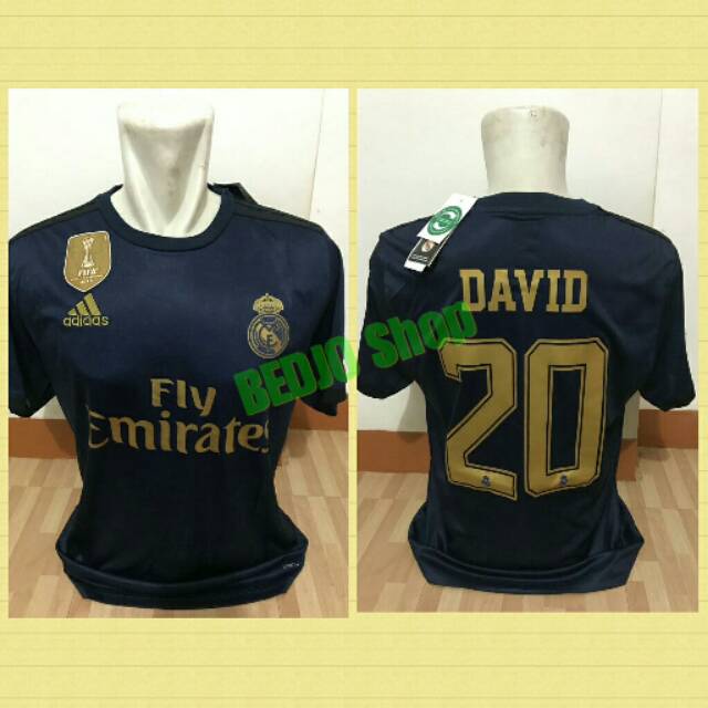 Jersey Real Madrid Away 2019 / 2020 OFFICIAL + Cetak nama
