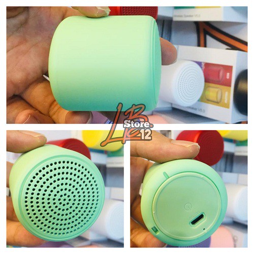 Speaker Bluetooth  TWS Portable Mini Inpods I12 LittleFun Macaron