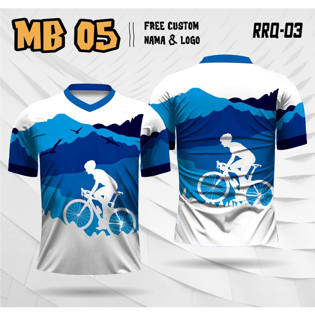 Jersey sepeda gunung baju kaos mtb mountain bike