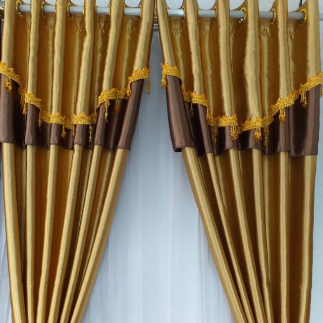 GORDEN Blackout PONI DOUBEL EMBOS GOLD COKLAT