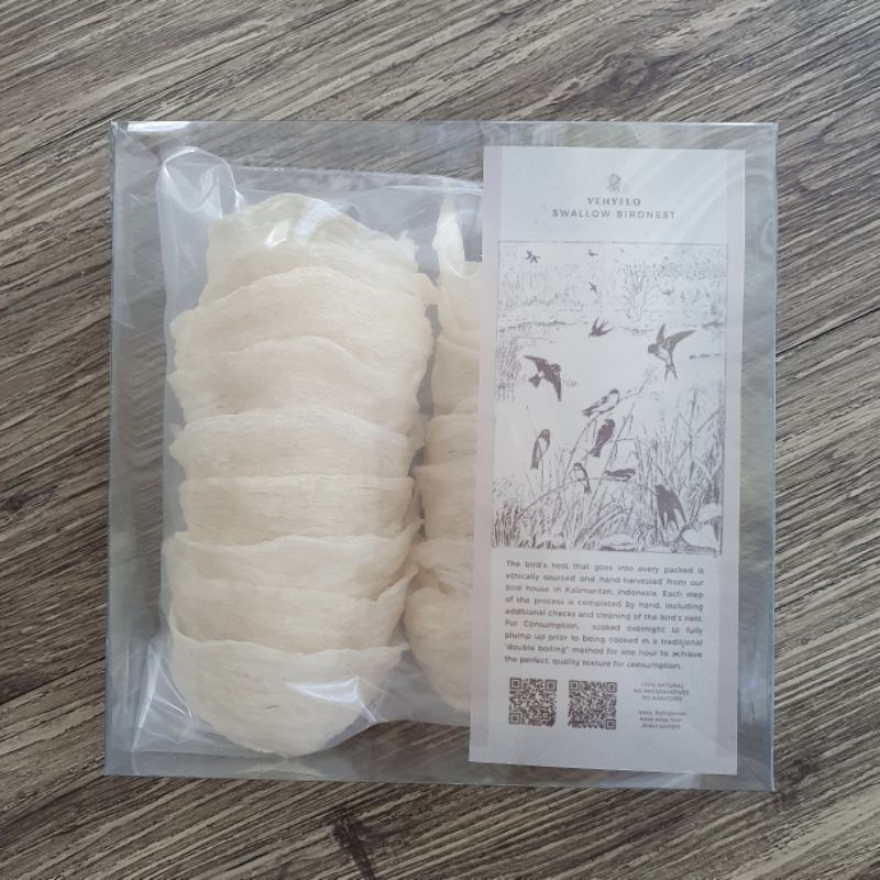 

Sarang Burung Walet Asli ( Mangkok 100gr ) Swallow Birdnest Original Kalimantan