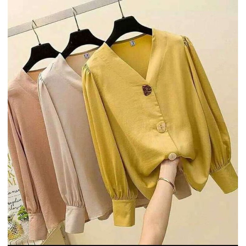 BARU Owly blouse_Atasan wanita_bAju blouse ala korea