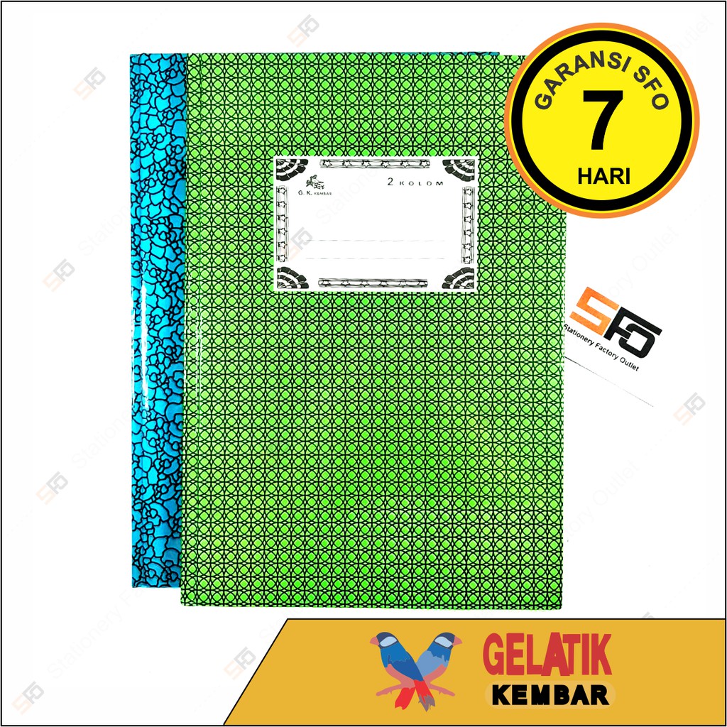 

Buku Kas Folio Gelatik Kembar 2 Kolom isi 50