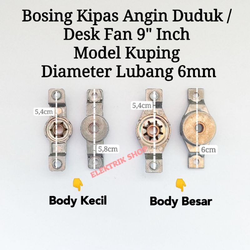 BOSING BOS KIPAS ANGIN DUDUK 9&quot;INCH / BEARING KIPAS ANGIN DUDUK 9&quot;INCH MODEL KUPING