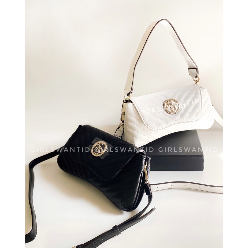 Tas Guess Blakely Chevron Shoulder Bag