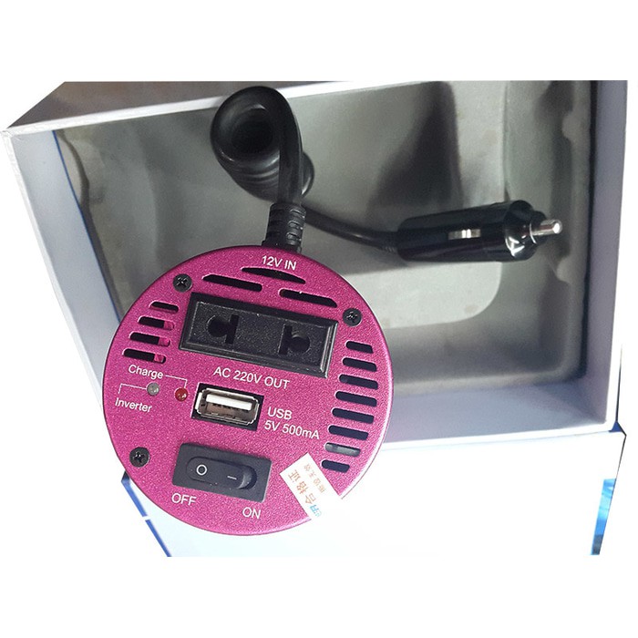 Jual Power Inverter Lighter Mobil   Car Supply 220V 150watt Merk SUOER Diskon