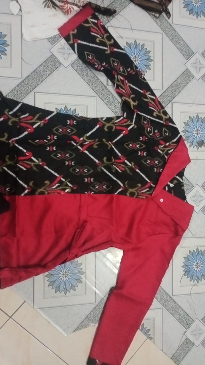 Atasan Batik Dolby Dolbi Dobby Doby Tenun Sutra Tulis Halus Katun Atbm Baron