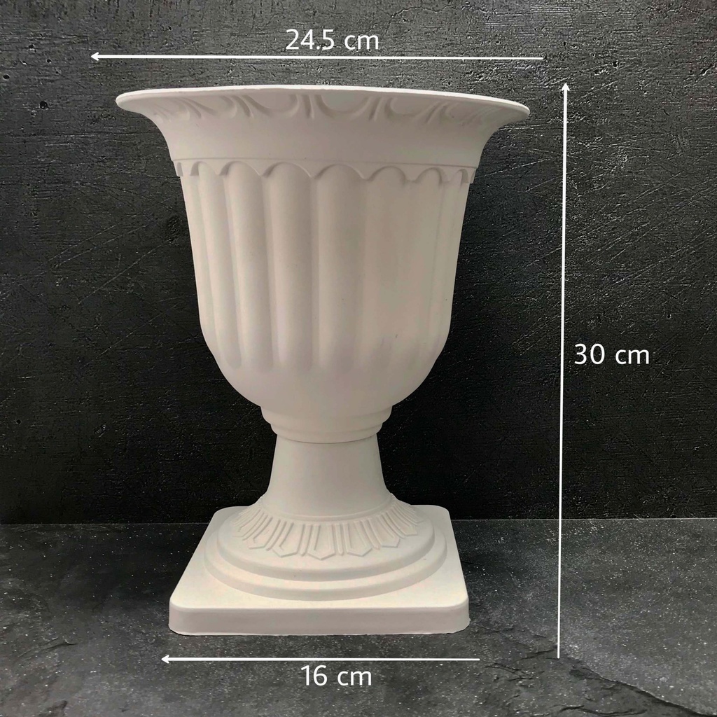 RB Pot Plastik Klasik Tinggi 30 cm Diameter 24.5 cm, Vas Bunga