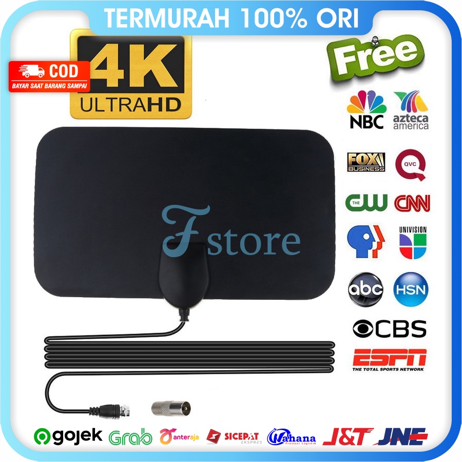ANTENA TV DIGITAL DVB-T2 4K HIGH GAIN 25DB TFL-D139 JOGJA