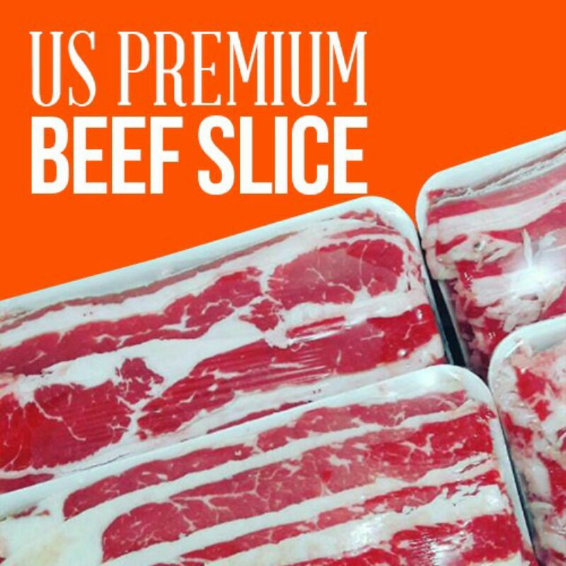 Daging Sapi Beef Slice US Shortplate Premium 500gr