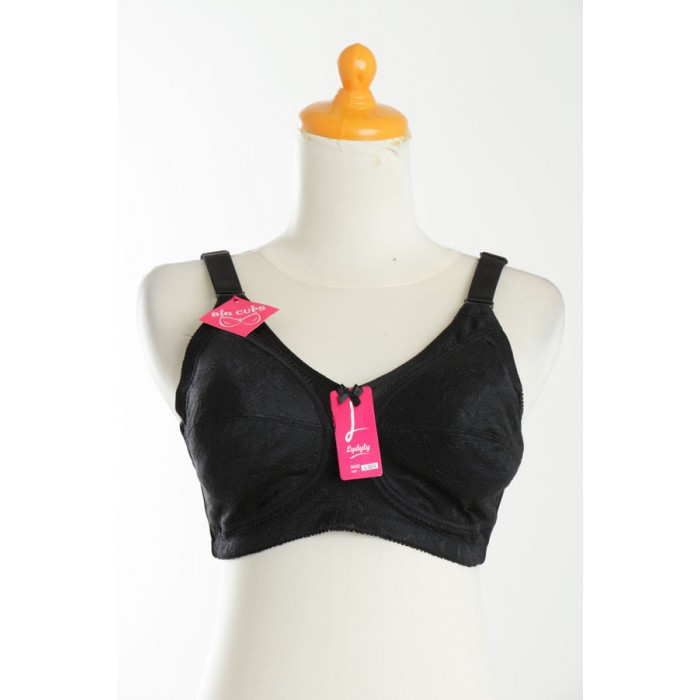 Lydyly - Bh Jumbo Cup Besar Tanpa Kawat / Bra Mama Besar / Bh Big Size L023 Bra Renda 3 Kaitan Underwear Jumbo