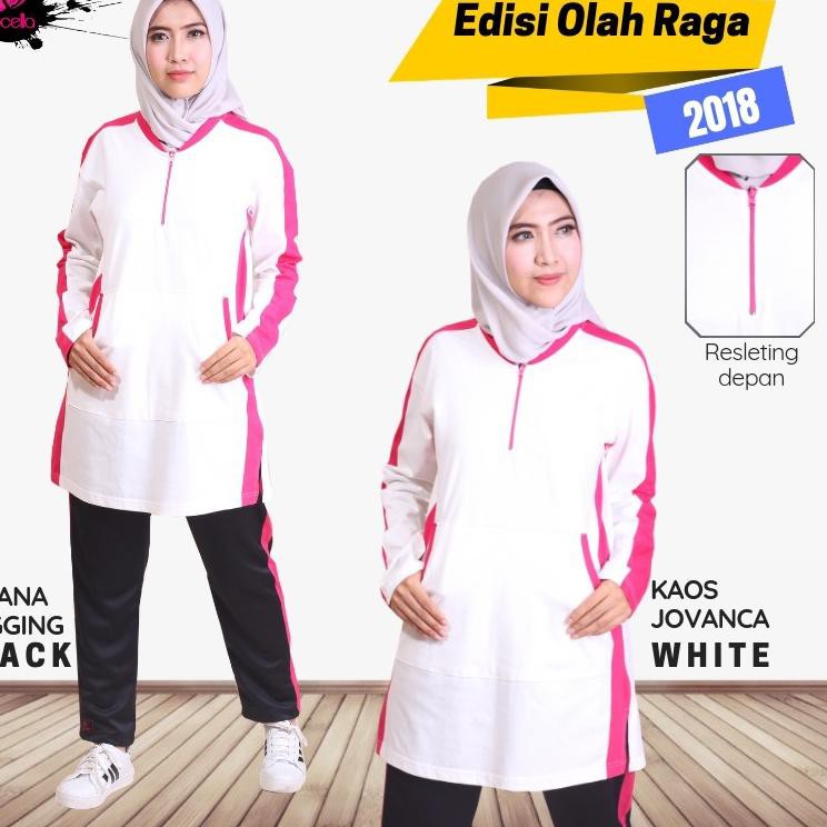 Harga Murah 123RI Baju  Olahraga Muslimah Setelan 