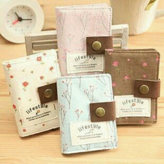 Dompet kartu flower/ case card holder lifestyle