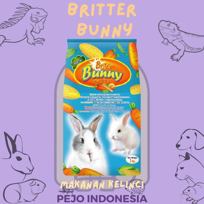 Makanan Kelinci Britter Bunny 500g dan 1kg