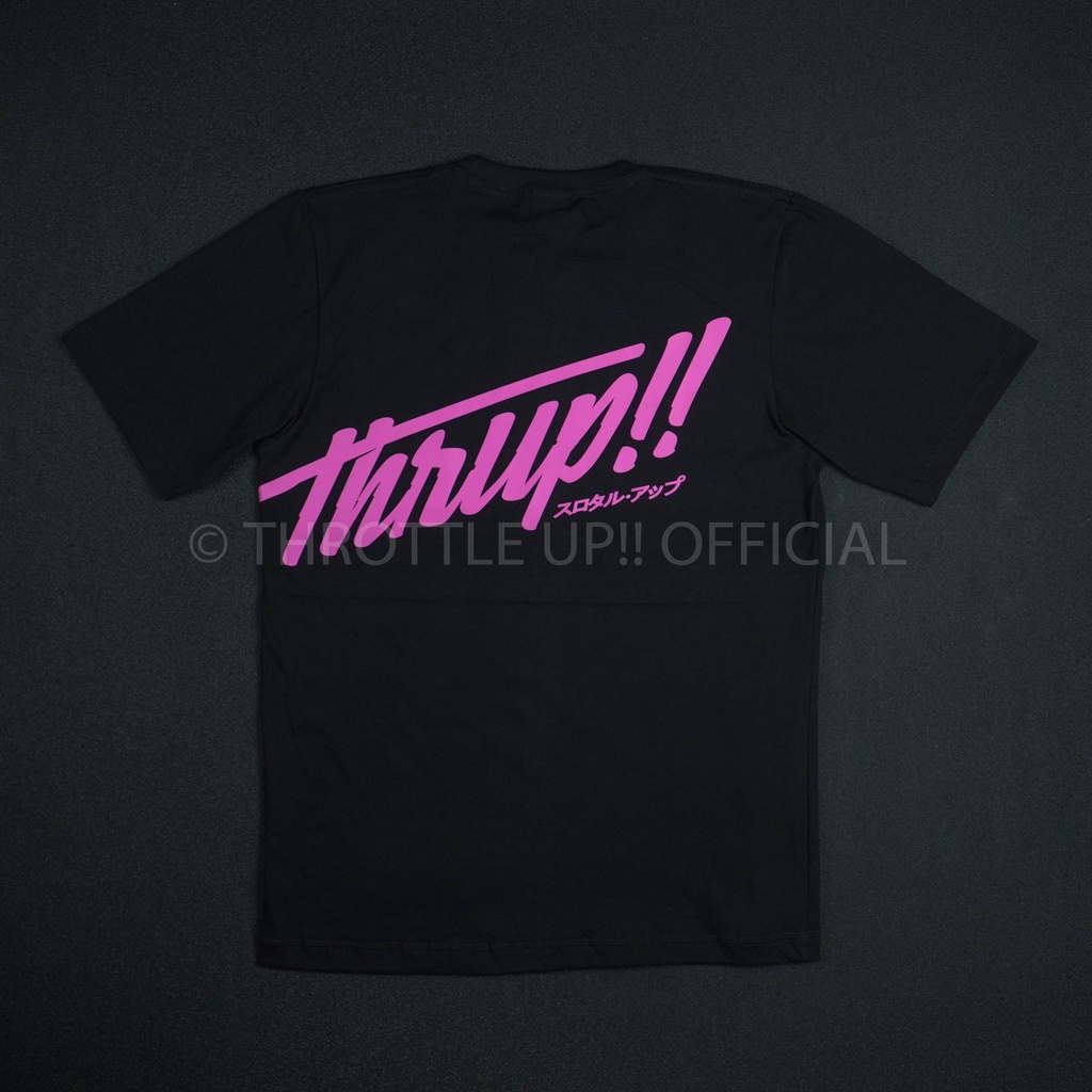 kaos &quot;SMPLYCTY of 22&quot; T-Shirt Pink on Black - THROTTLE UP!!