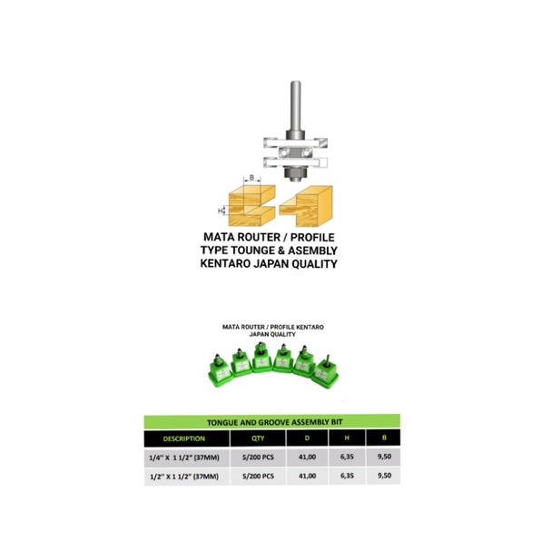 MATA ROUTER/ PROFILE TOUNGE ASEMBLY &amp; GROOVE KENTARO JAPAN QUALITY